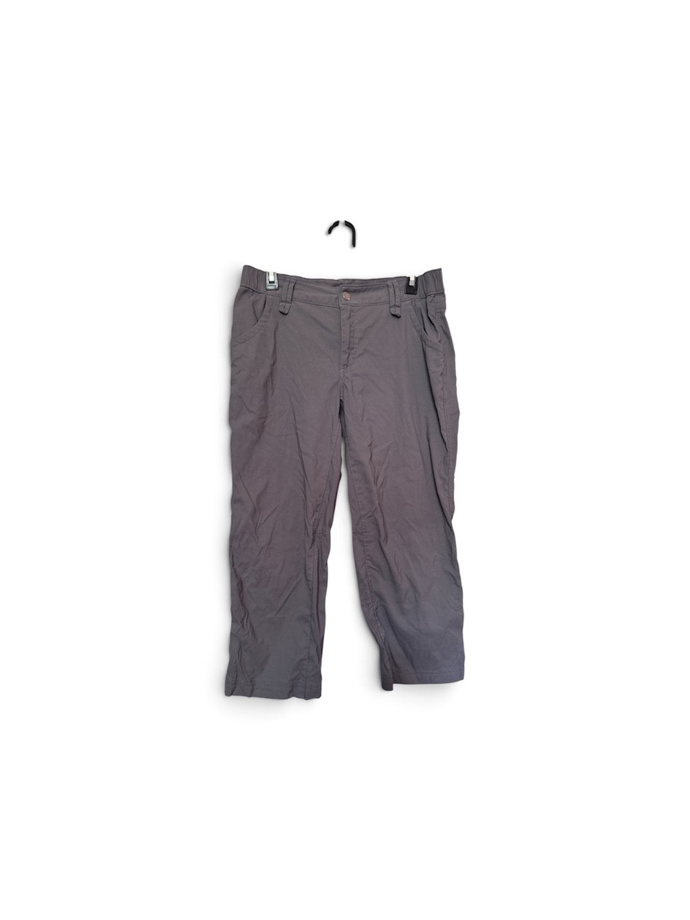Duluth Trading Co Women's Capris in Charcoal Gray